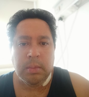 Claudio, enfermero, se contagió en