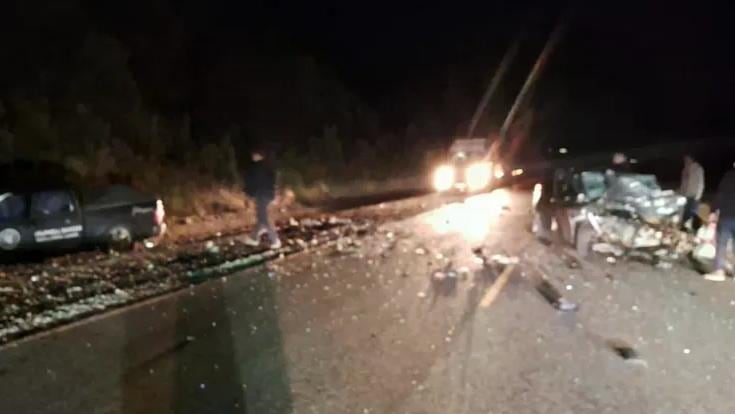 El choque frontal ocurrió sobre la Ruta 40, en el tramo que une Villa La Angostura con Bariloche