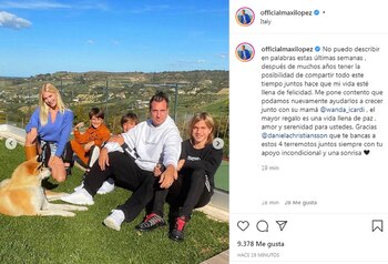 El posteo de Maxi López