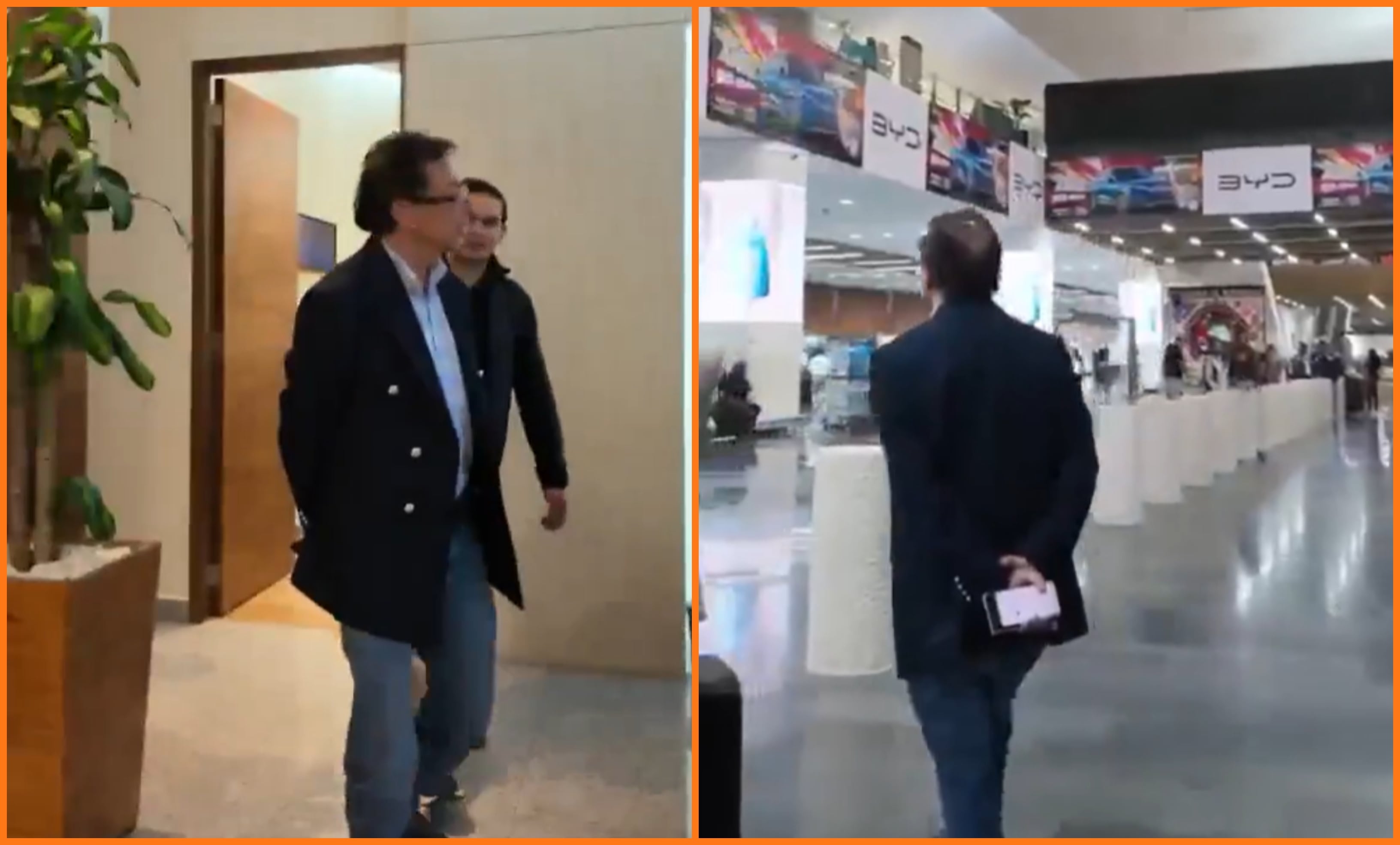 Gustavo Petro llegó a México en su primera visita internacional desde que dejó la Presidencia de Colombia el 7 de agosto - crédito X