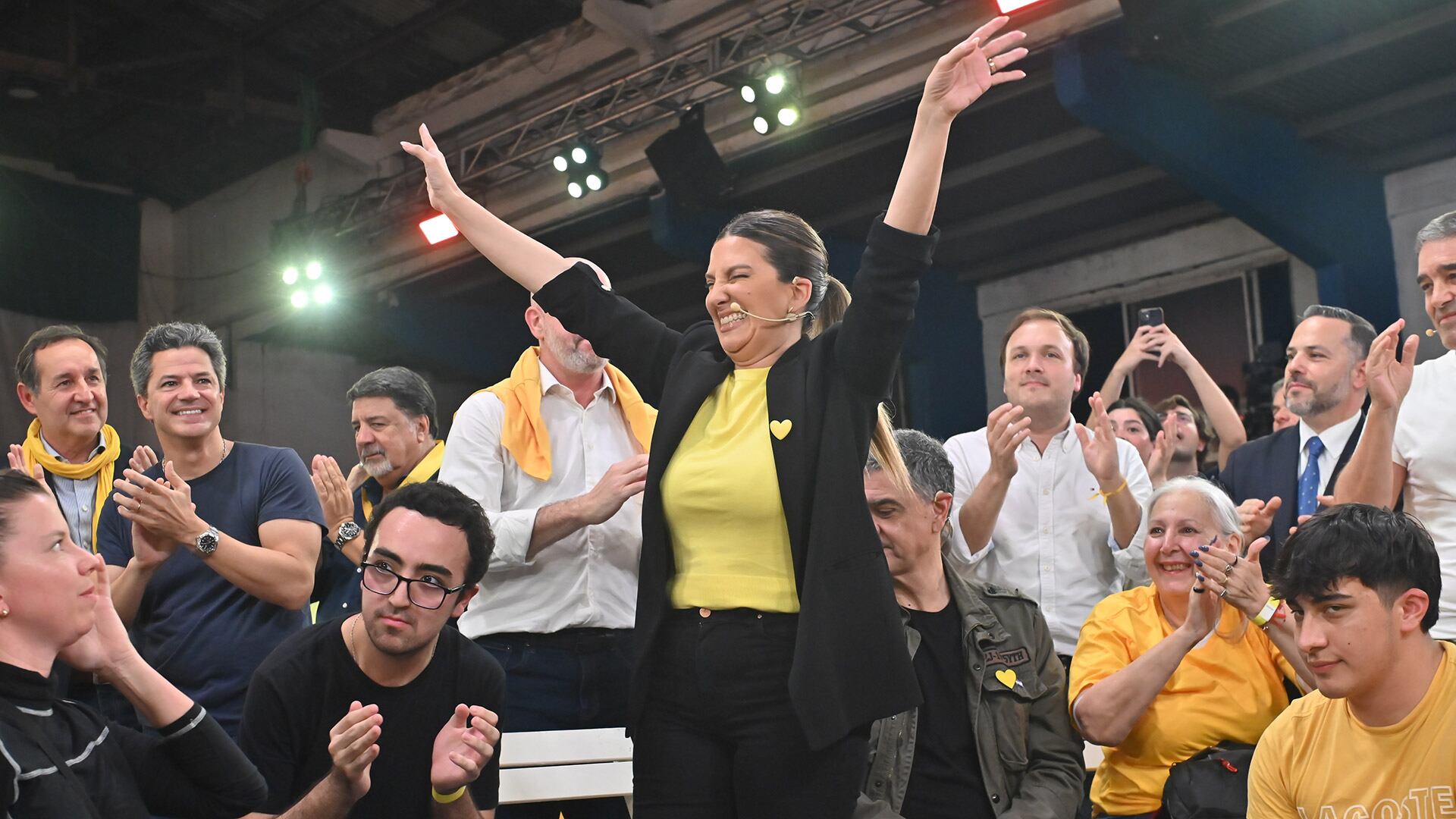 Lospennato cerró la campaña acompañada de Macri (Jaime Olivos)