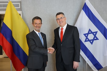 Colombia e Israel - crédito Prensa Abelardo de la Espriella