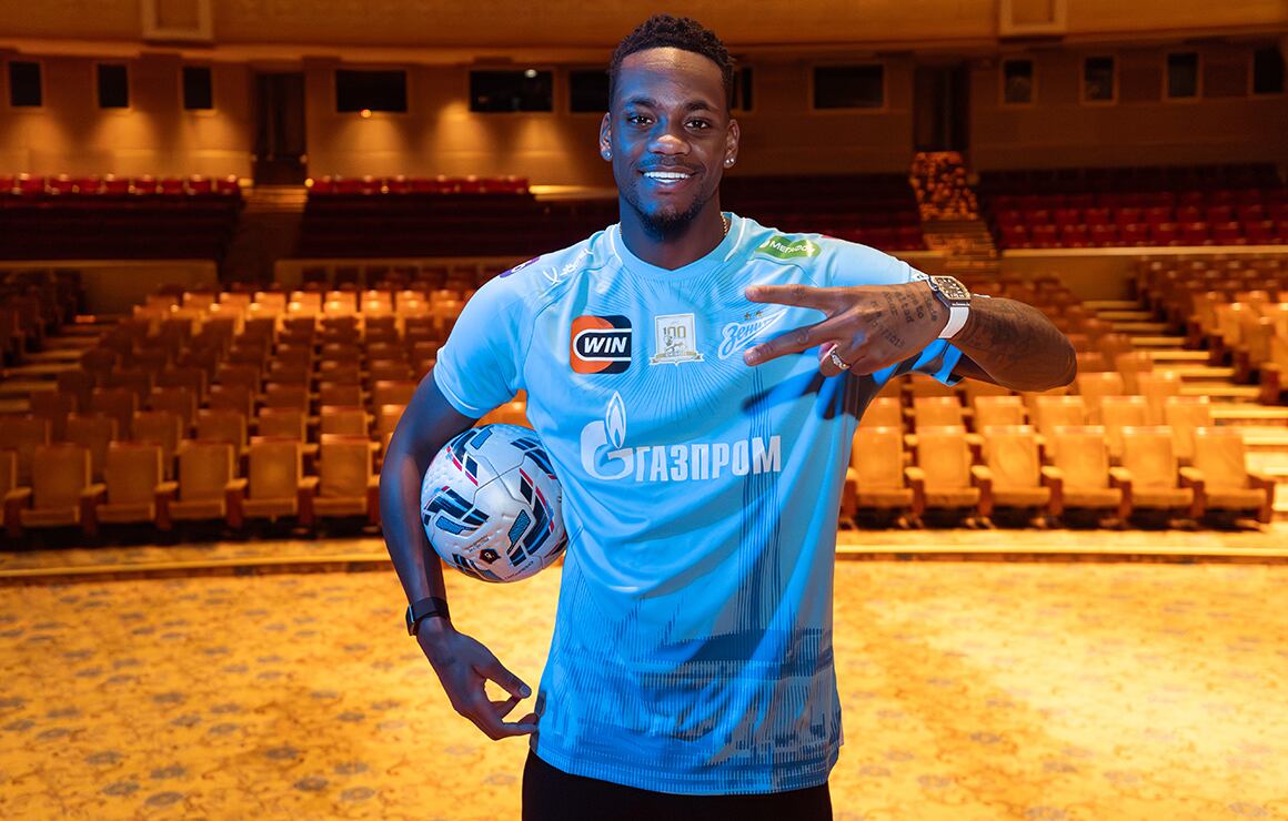 El delantero colombiano tendrá su primera experiencia en el fútbol ruso - crédito Zenit de San Petersburgo