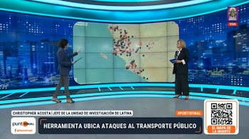 Extorsión en Lima: estos son los distritos con más ataques a buses y donde pasajeros temen por sus vidas. Captura: Punto Final.