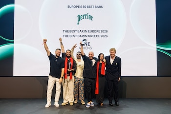 Miembros del equipo de Line, el mejor bar de Europa (Cedida)