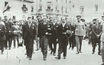 Isidro Ayora, a quien se le entregó la Presidencia en 1929. (UESS)