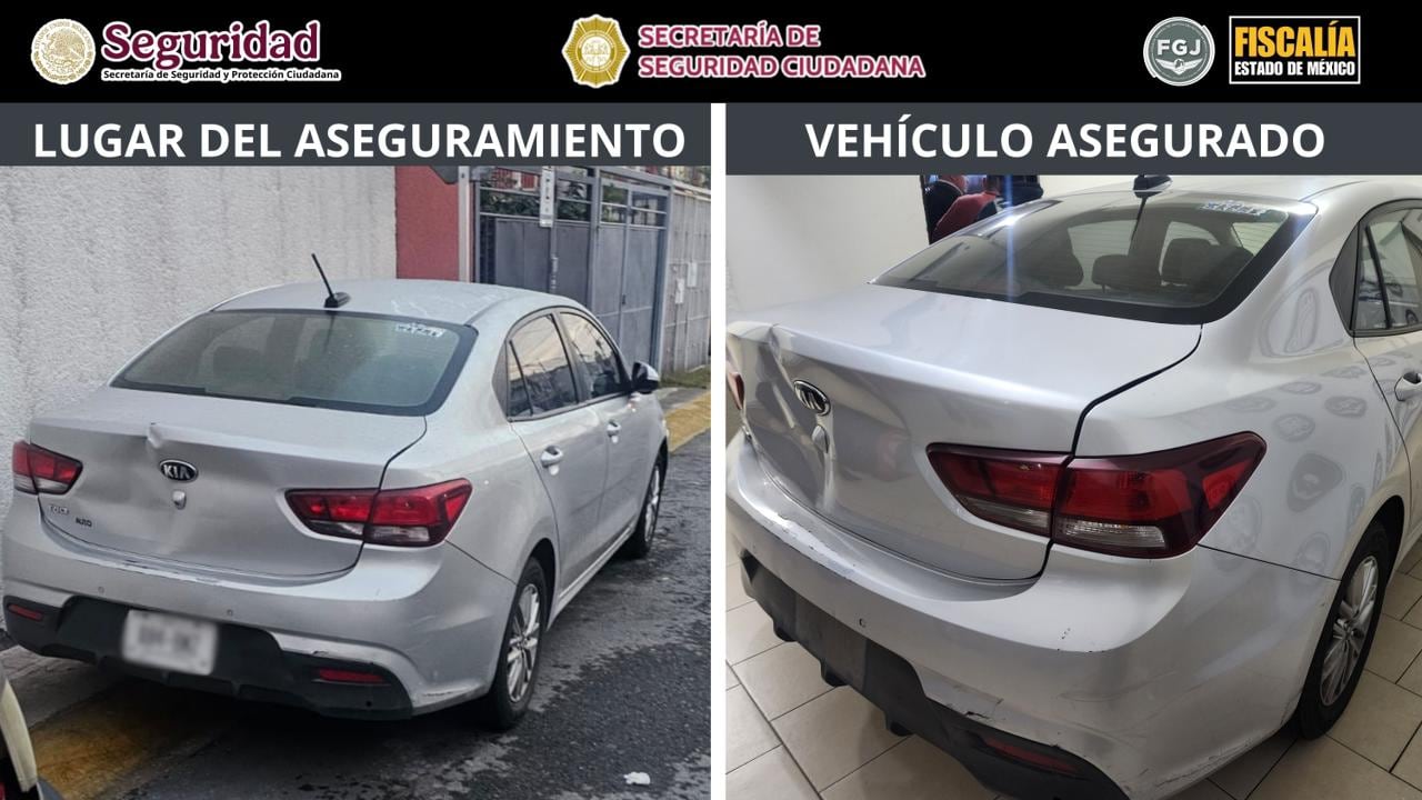 Automóvil en el que ingresó Gerardo