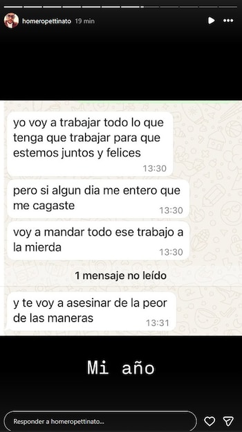 Homero Pettinato exposed the violent ones