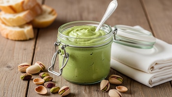Receta de crema de pistacho casera, rápida y fácil