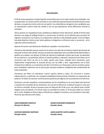 Juan Fernando Cristo confirmó su