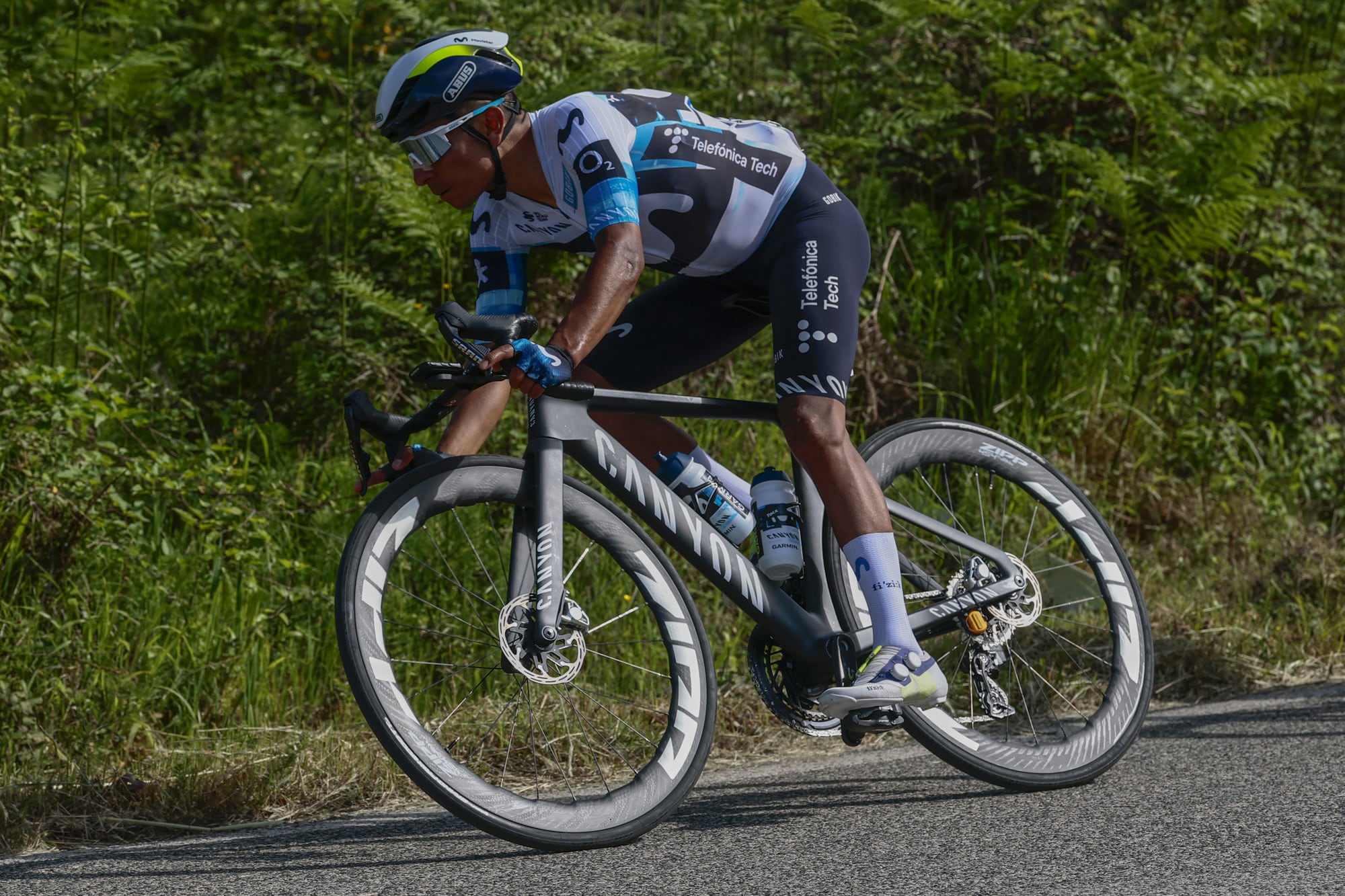 Nairo Quintana viene de correr el Giro de Italia 2025, en el que no pudo destacar con el Movistar - crédito Movistar Team