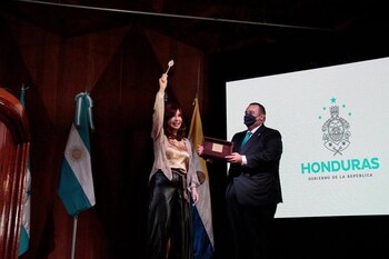 Cristina Kirchner recibió las llaves