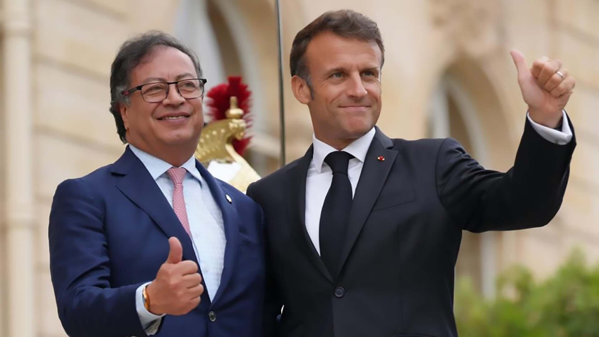 Parlamentario francés habló sobre la relación diplomática entre Gustavo Petro y Emmanuel Macron - crédito Presidencia