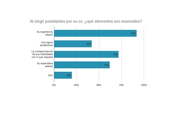 Elementos claves en el CV.