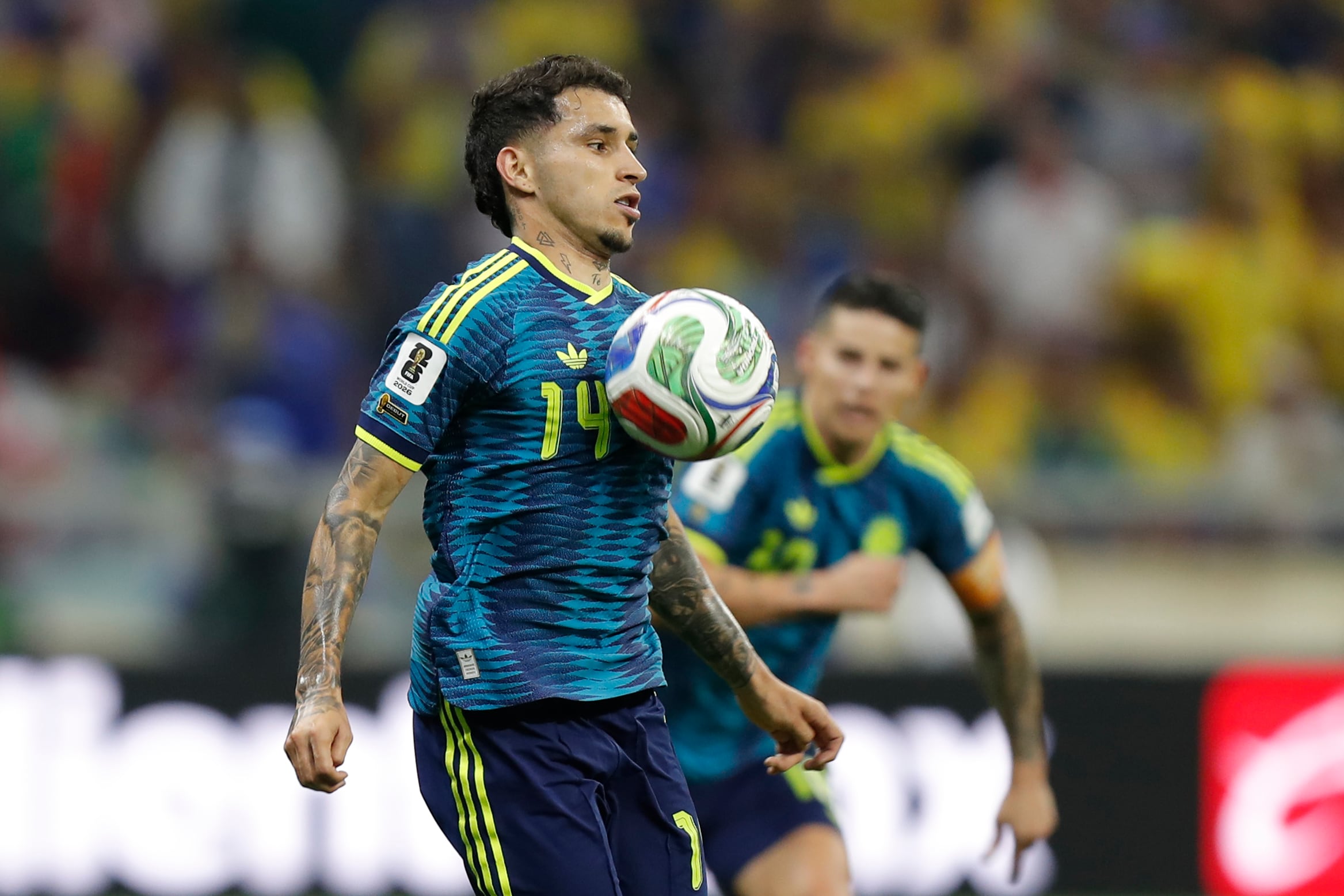 Gustavo Puerta se consolidó antes del Mundial 2026 y desplazó a Richard Ríos, que había sido titular durante gran parte de la eliminatoria - crédito Isaac Esquivel / EFE