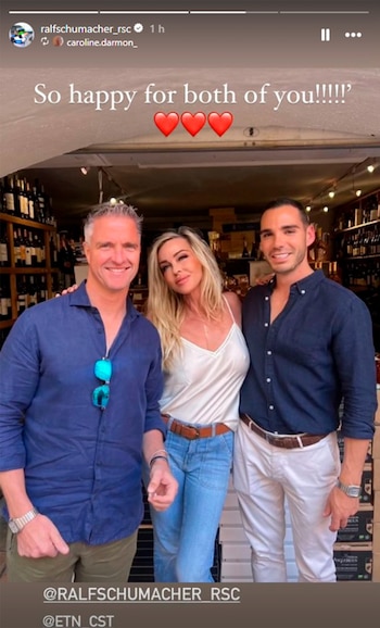 "Muy feliz por ambos", el