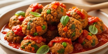 Las albóndigas de lentejas y