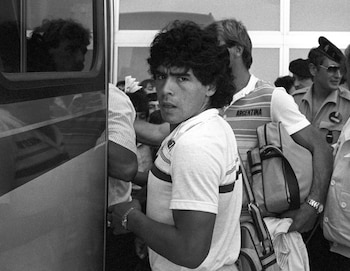 En Alicante, durante el Mundial que organizó España en 1982 (EFE)