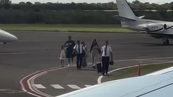 Wanda Nara viajó a San