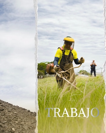 El CONAVI concentró parte del impacto económico del Plan Cero Ocio, que cubre la recolección de basura y el corte de maleza en rutas nacionales. (Foto cortesía Ministerio de Justicia y Paz)