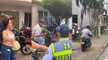 Video: motociclista es buscado por