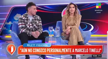 Milett Figueroa y Martín Salwe