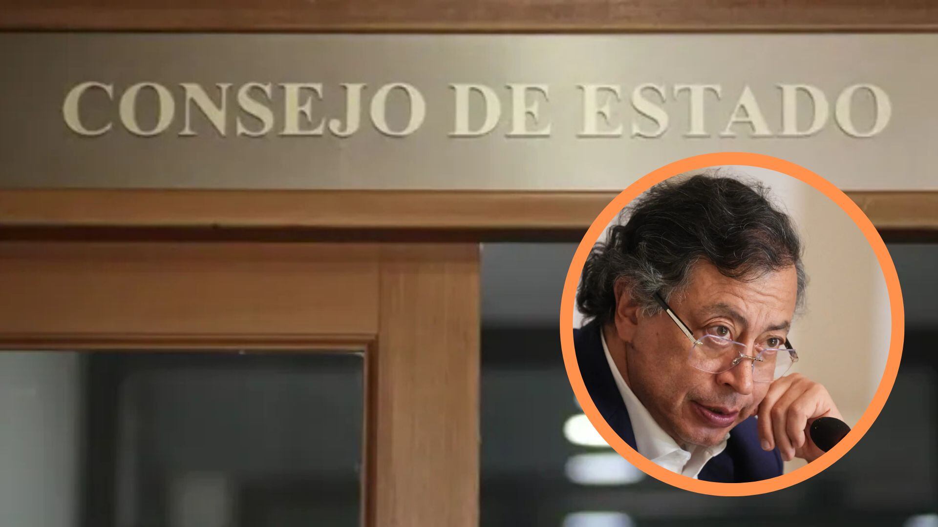 Consejo de Estado y Gustavo Petro, presidente de Colombia - crédito Colprensa/Juan Diego Cano/Presidencia
