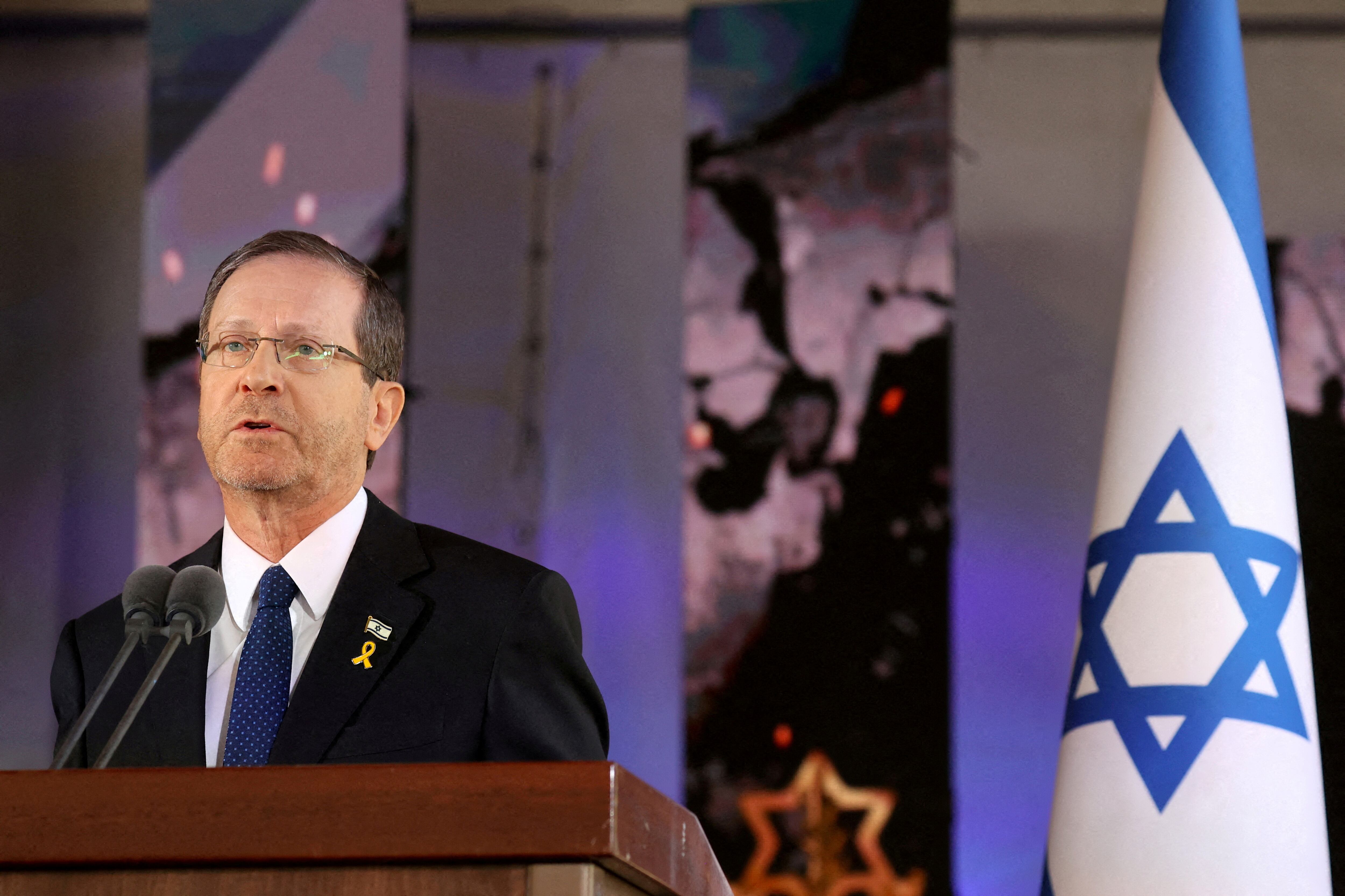 Isaac Herzog (GIL COHEN-MAGEN/via REUTERS)