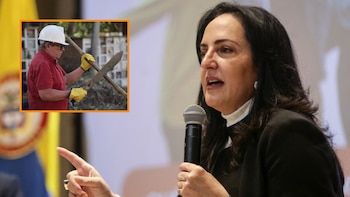 María Fernanda Cabal se enfureció con la JEP al ver a ‘Timochenko’ cortando leña como parte de la reparación a las víctimas: “Tribunal de la impunidad”