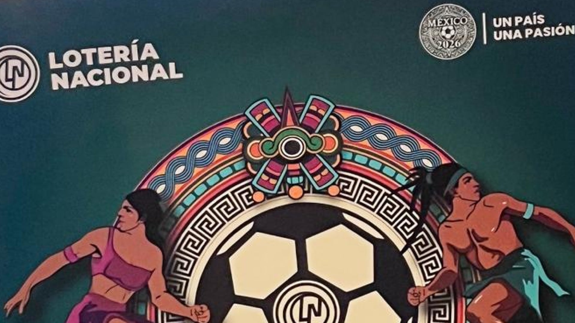 Lotería Nacional lanza colección conmemorativa de billetes por los Mundiales de Fútbol en México