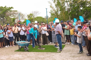 El proyecto integra una bomba sumergible, caseta de control, subestación eléctrica y acometidas directas para los hogares beneficiados. (Foto cortesía DOM)