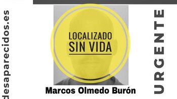 Marcos Olmedo, localizado sin vida.