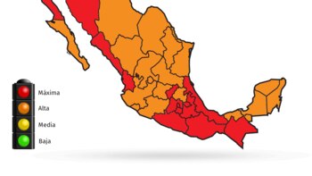 Semáforo del coronavirus en México: tras 22 días de Nueva Normalidad la mitad del país está en rojo