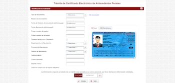 Antecedentes penales.