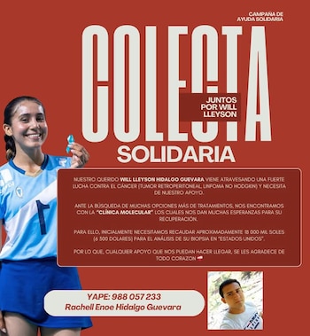 Rachell Hidalgo organiza colecta solidaria