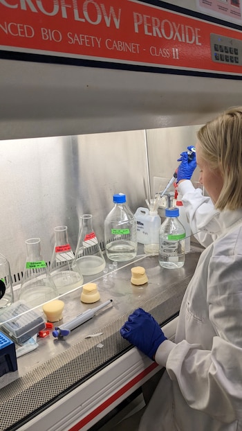 Una de las científicas que