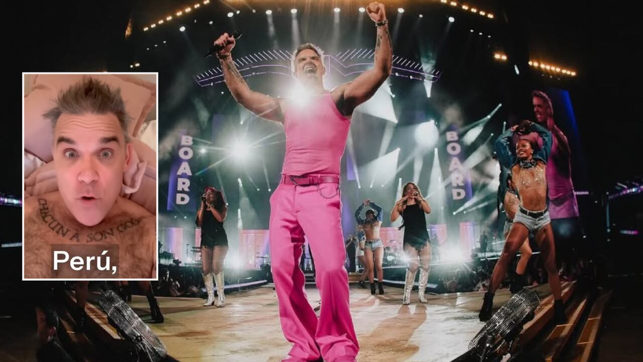 Robbie Williams agradece a sus fans peruanos por la calurosa bienvenida y confirma un segundo concierto en Lima tras agotar entradas.