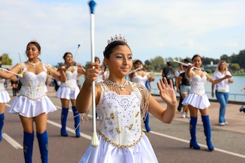 La comunidad salvadoreña en Milán inició las celebraciones del mes cívico el domingo 6 de septiembre. (Foto cortesía
Asociación Cultural de Salvadoreños en Milán)