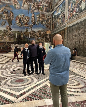 Jason Momoa visitó la Capilla