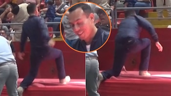 José Jerí sufre resbalón al