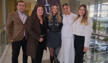 Directivos Chery Colombia y Daniela