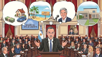 Las 4 preguntas clave que contestó Adorni al Congreso sobre su patrimonio, los viajes y el vínculo con Marcelo Grandio