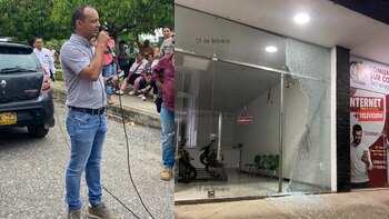 El cabildante denunció un ataque