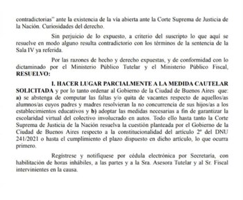 El fallo del juez Guillermo