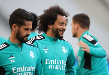 Isco en un entrenamiento del Real Madrid. (REUTERS/Molly Darlington)