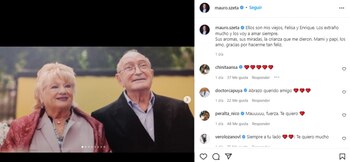 El posteo de Mauro Szeta