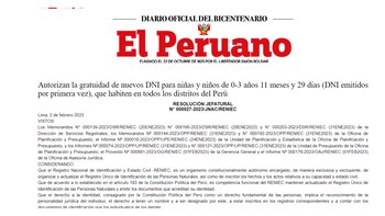 RESOLUCIÓN JEFATURAL N° 000027-2023/JNAC/RENIEC