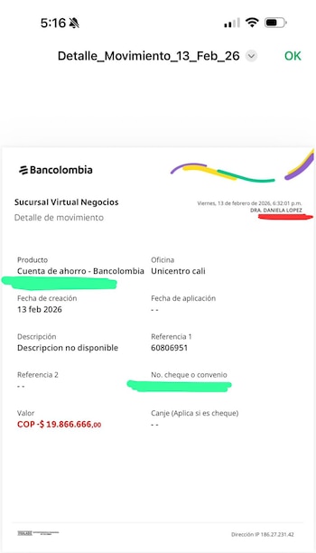 Influenciadora también perdió dinero de