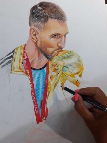 Dibu Martínez artista cuadro