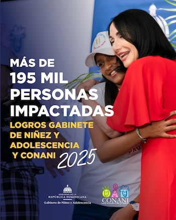 Representantes del Gabinete de Niñez